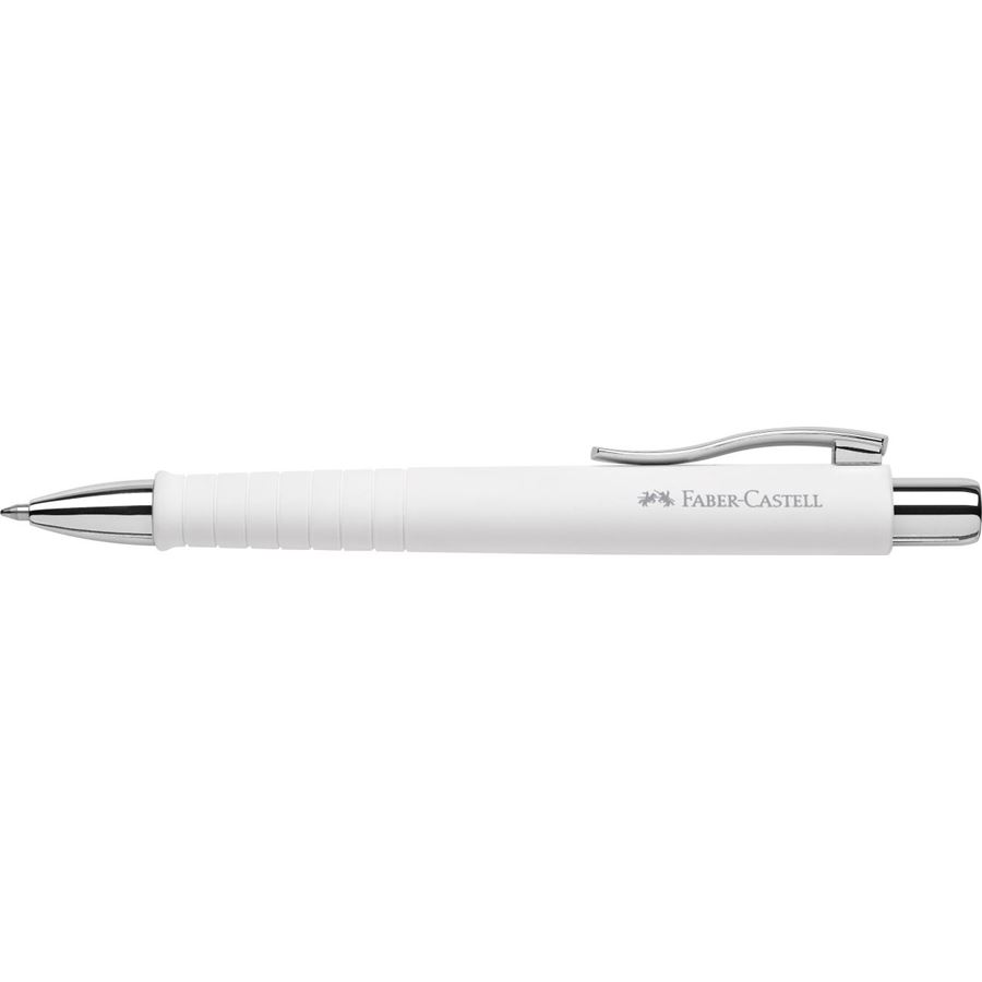 Faber-Castell - Poly Ball ballpoint pen, XB, white