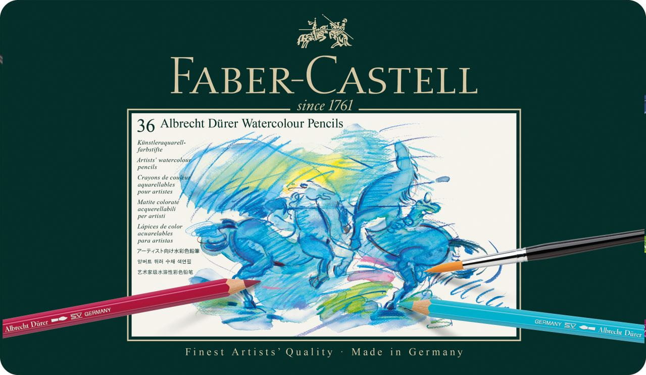 Faber-Castell - Albrecht Dürer watercolour pencil, tin of 36