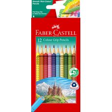 Faber-Castell - Grip colour pencil pack of 12