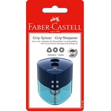 Faber-Castell - Grip twin sharpening box, red/blue/black
