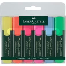 Faber-Castell - Textliner 48 Superfluorescent, wallet of 6